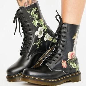 Rare Dr. Martens 1490 WB Wild Botanic Combat Boots